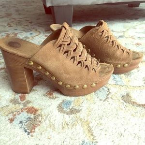 MK clogged leather heels for sale!!! (SOLD)